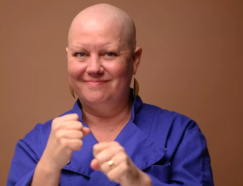 Image: Hassler was diagnosed with ovarian cancer but kept her downtown bistro afloat amid the 2020 chaos.