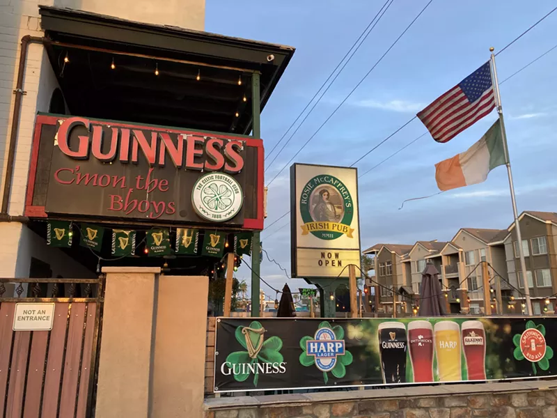 Image: Rosie McCaffrey’s is now closed.