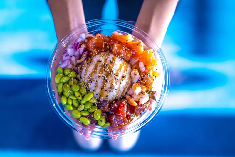 Image: Through the end of the month, Koibito Poke will donate a portion of sales to the Maui Strong Fund.