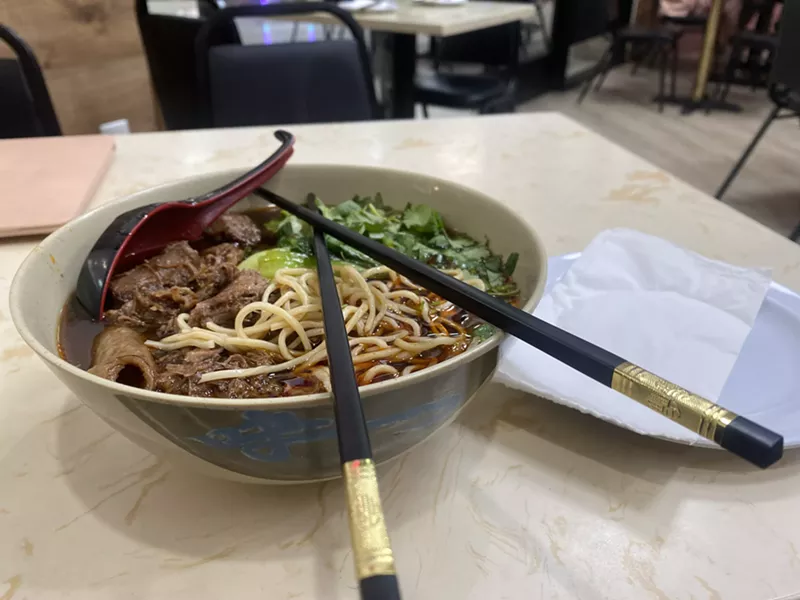 Image: Try the Number 22: Spicy beef noodle soup at Happy Bao's in Mesa.