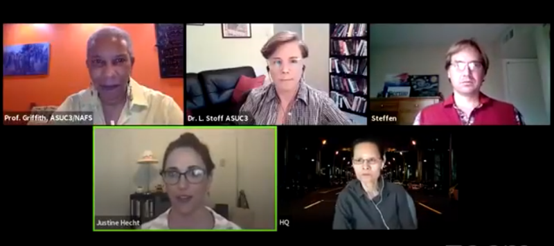 Image: The ASU Community of Care Coalition, a group of students and faculty concerned about the university's reopening, held a virtual town hall event on Friday evening.