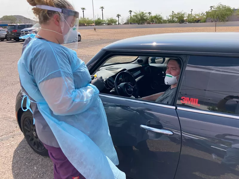 Image: Rapid Reliable Testing is running COVID-19 test sites for the City of Phoenix.