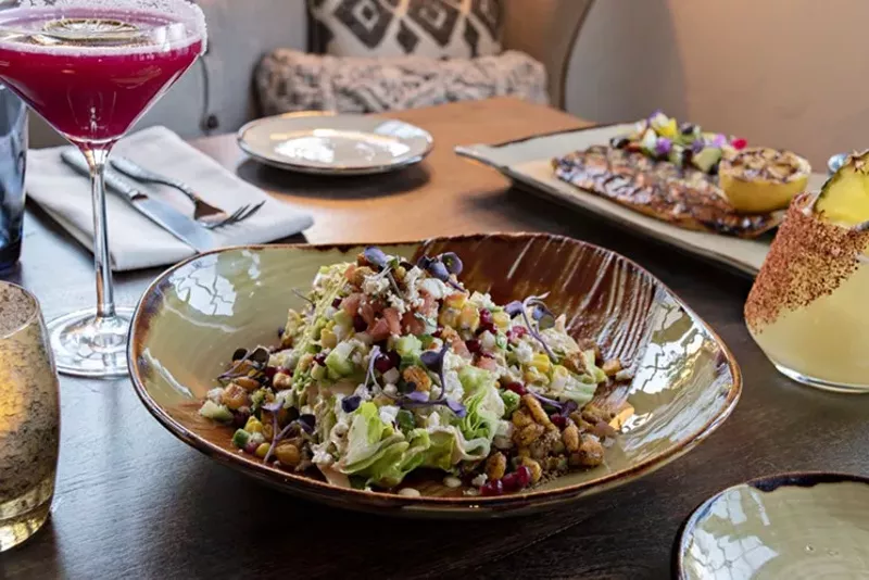 Image: The colorful Mexican wedge has bursts of color, texture, and flavor.