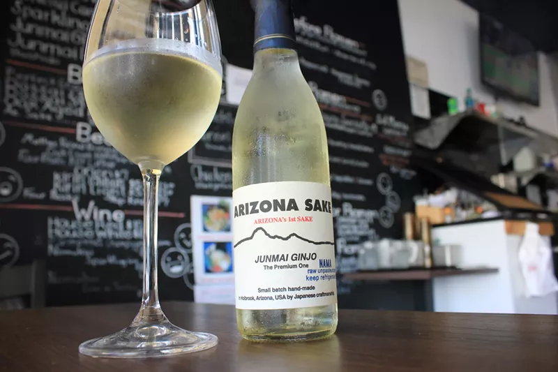 Image: Arizona Sake is one of the state's great craft beverages.