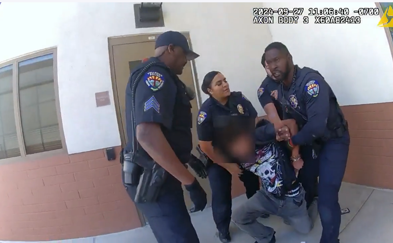 Image: Tolleson police defend student-punching cop, attack district officials