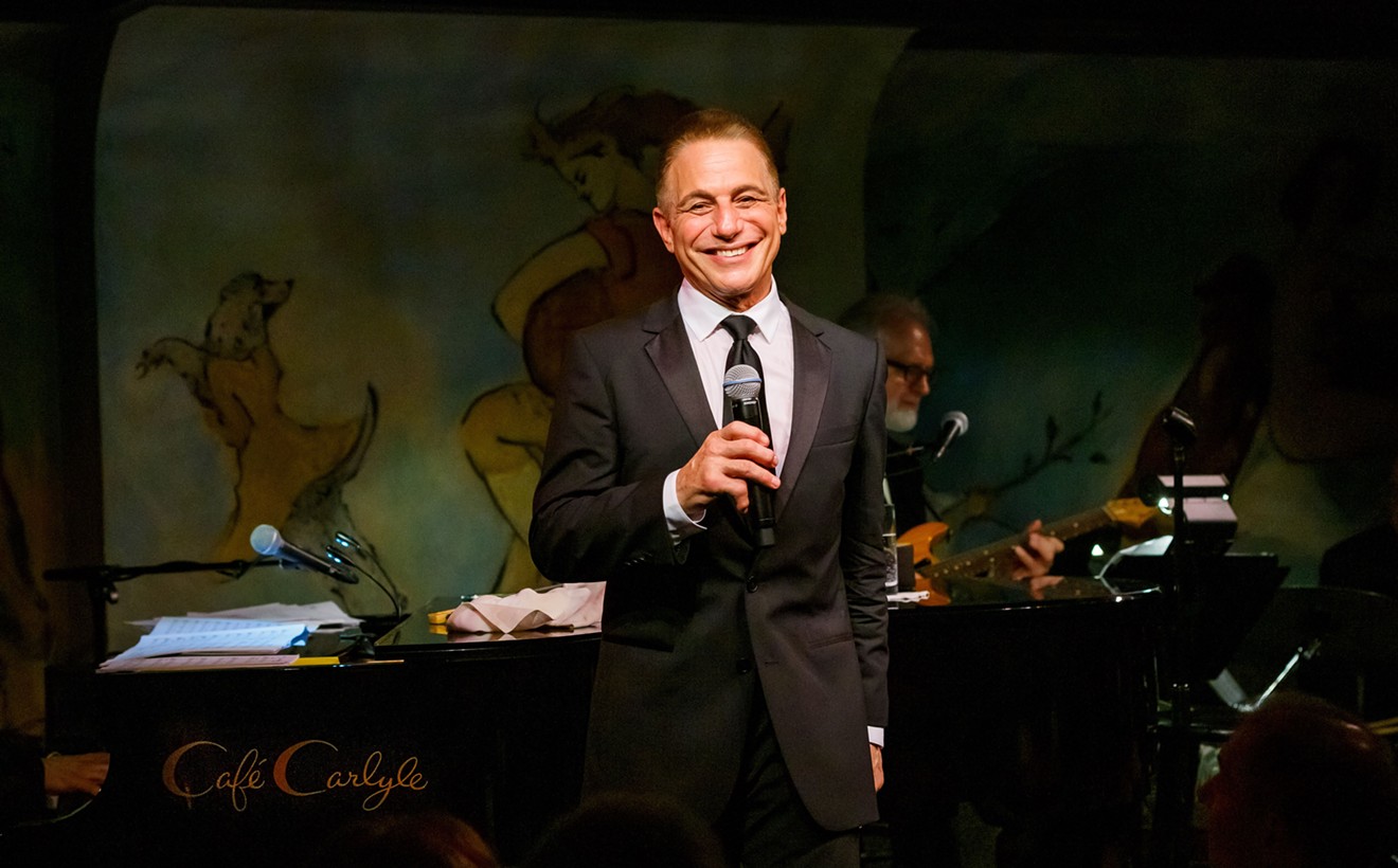 Tony Danza performs at the Cafe Carlyle in 2019.