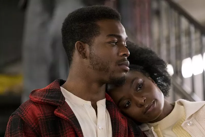Image: KiKi Layne (right) and Stephan James play a couple facing racial injustice during the 1970s in If Beale Street Could Talk.