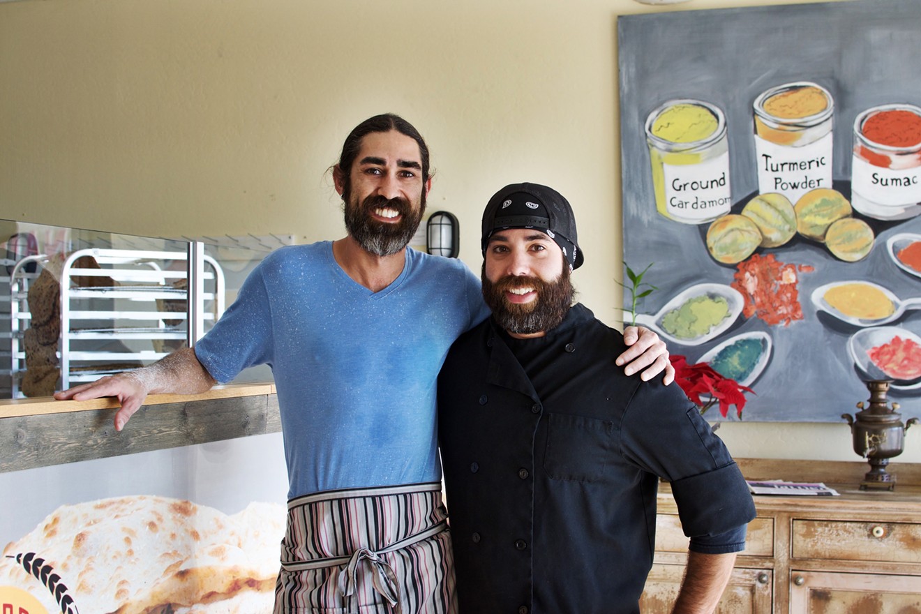 Brothers Jayson (left) and Jaymes (right) Khademi own Saffron JAK Persian Bakery and Café as well as Saffron JAK food truck.