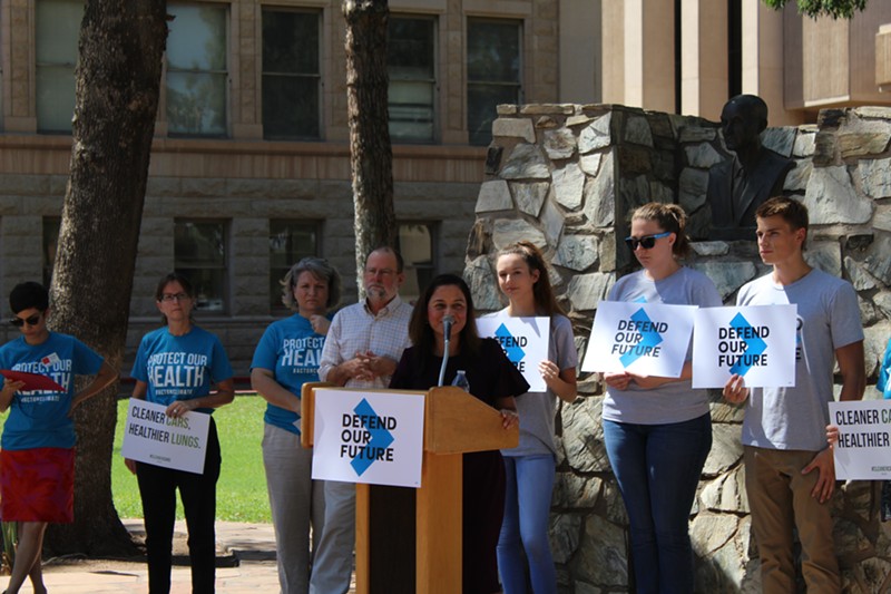 "We're moving backwards," Arizona State Representative Isela Blanc said Wednesday, referring to the country's environmental protections.