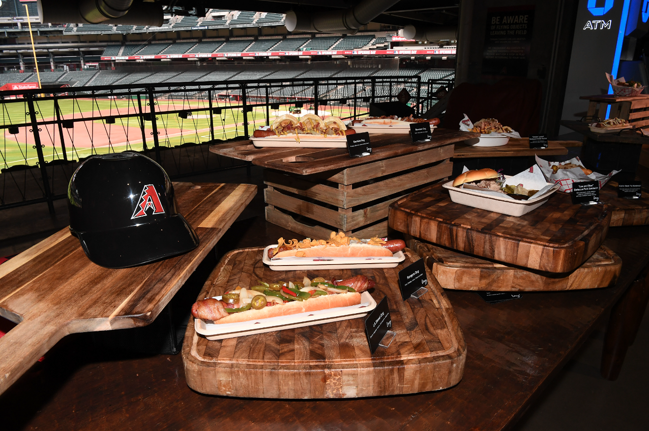 A host of new food options will be for sale during baseball games at Chase Field this season.