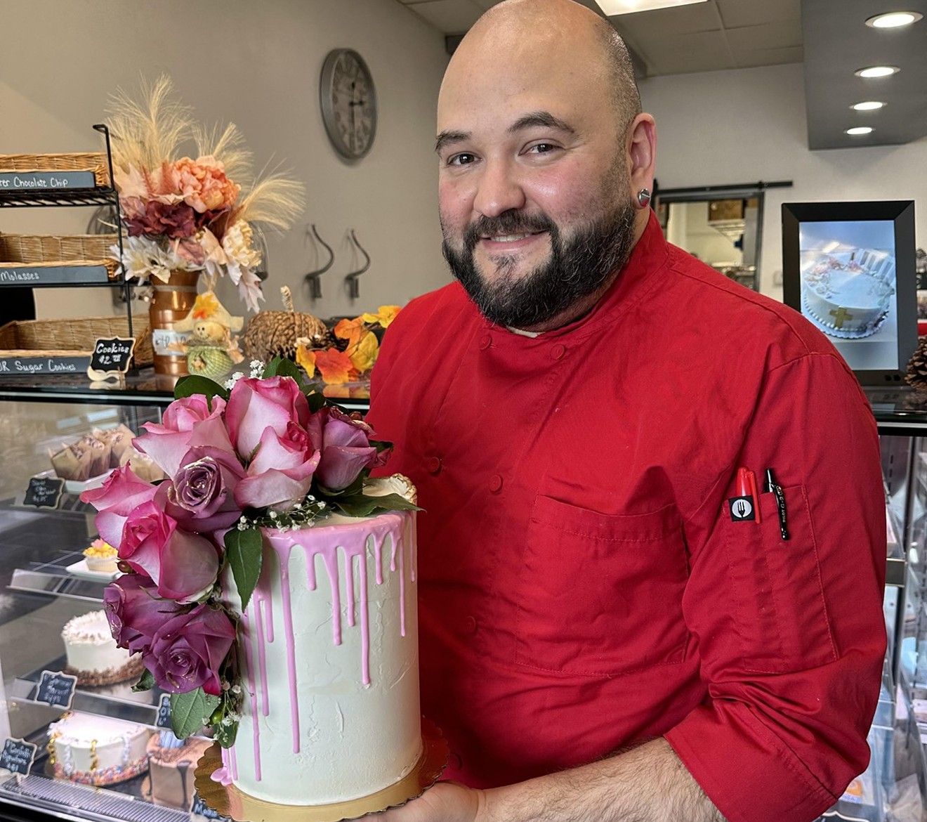 Owner and baker, Aaron Curiel officially opens his first bakery The Velvet Buttercream