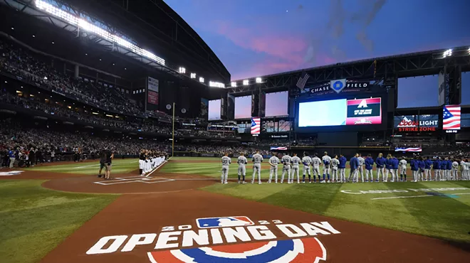 chase field on opening day