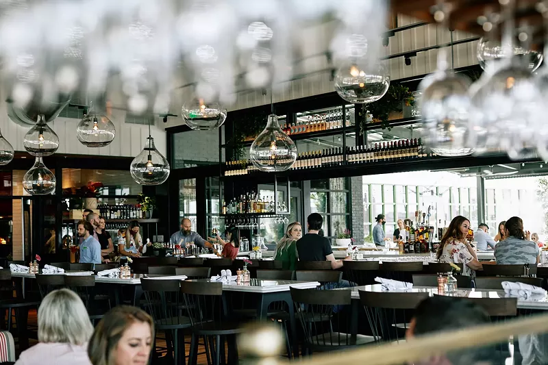 Image: North Italia Gilbert near SanTan Village presents a contemporary Italian menu that includes prosciutto pizza, pasta made fresh daily, and a chicken parm sandwich.