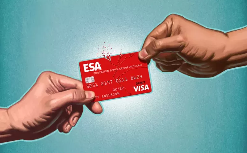 Image: Two Schools of Thought: Arizonans Take Sides in Battle Over ESAs and the Future of Education