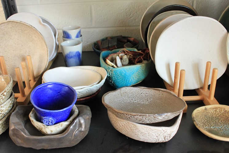 A trove of artisan ceramics - CHRIS MALLOY