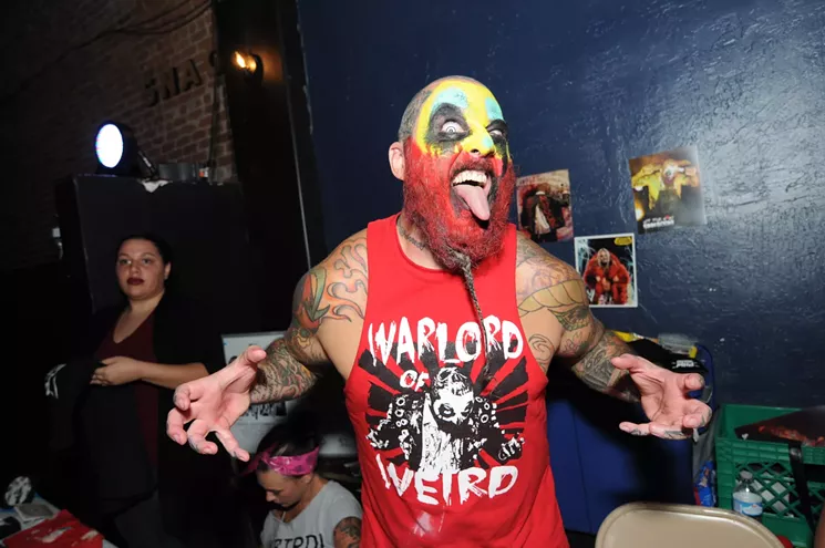 Sinn Bodhi is the "Warlord of Weird." - BENJAMIN LEATHERMAN