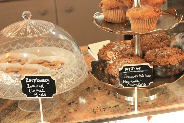 One section of baked goods available at the long counter. - CHRIS MALLOY
