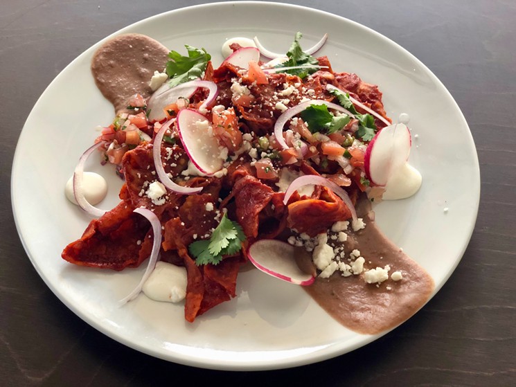 Red chilaquiles - COURTESY OF PETE SALAZ