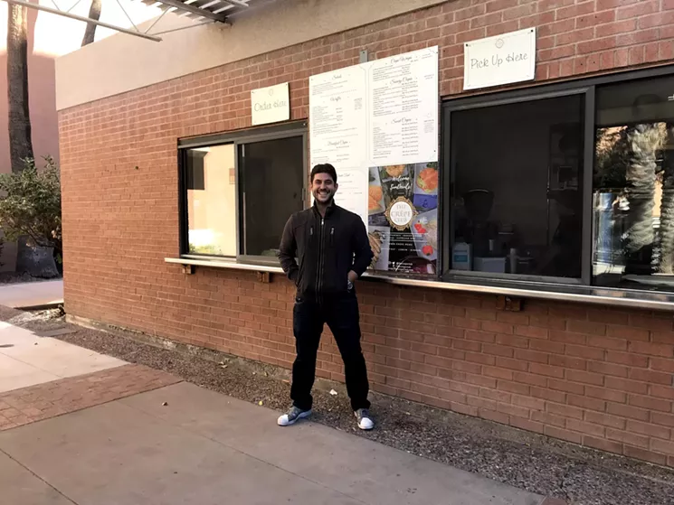 Fares Tarabichi and his two brothers have been making crepes since they were young kids living in Syria. - SAMANTHA POULS