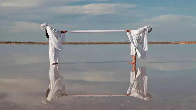 Sama Alshaibi, Wasl (Union) from the project “Silsila”, 2017, video, 9:27 min. (Alshaibi is an Arizona Commission on the Arts grant recipient). - COURTESY OF THE ARTIST AND AYYAM GALLERY, BEIRUT, LEBANON AND DUBAI, UAE.