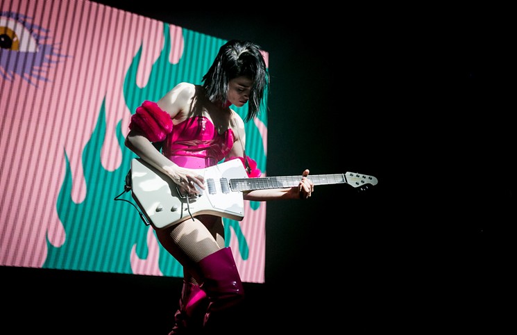 St. Vincent's stage show has evolved with her latest record. - MELISSA FOSSUM