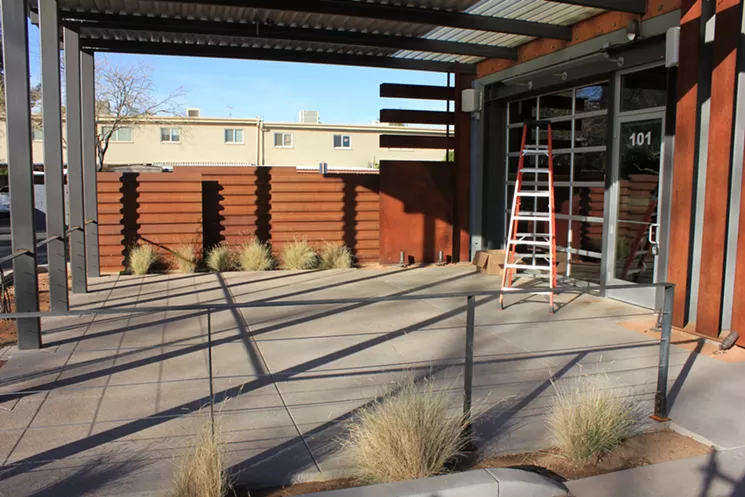 Starlite's patios will soon be sporting beer-garden-style tables, like the ones at Ocotillo. - CHRIS MALLOY