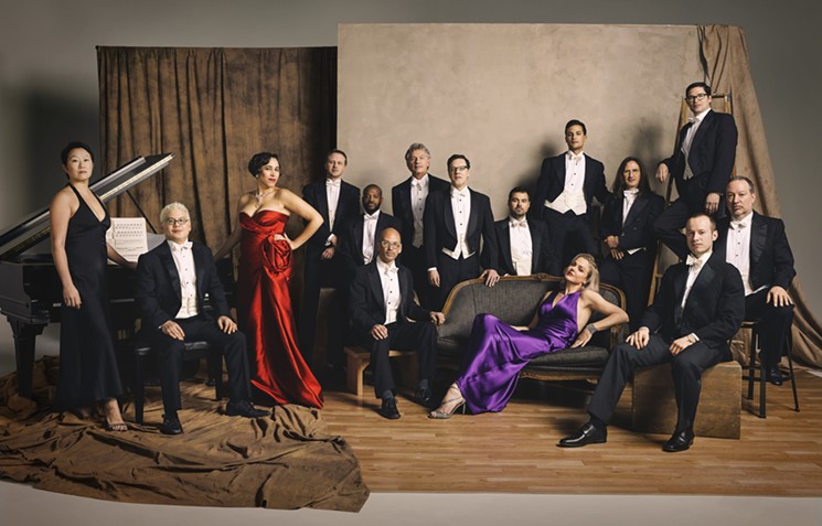 The musicians and vocalists of Pink Martini. - CHRIS HORNBECKER
