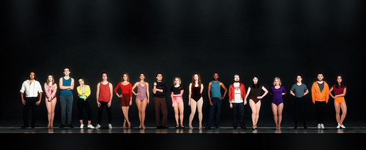 They hope they get it: the ensemble of A Chorus Line. - JOSIAH DUKA