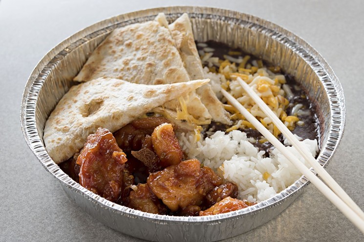 A combo meal at Chino Bandido can include elements of a number of global cuisines. - JACKIE MERCANDETTI