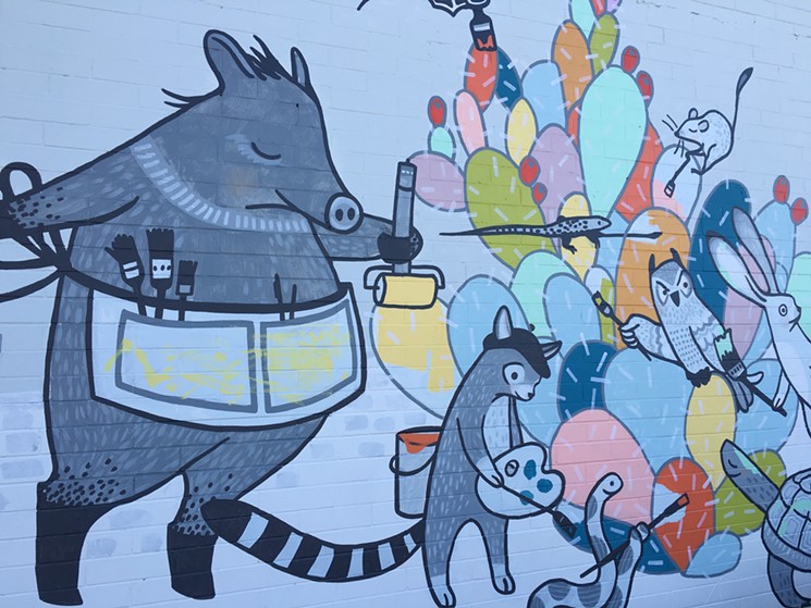 Look for Rebecca Green's mural while you're exploring art on Grand Avenue. - LYNN TRIMBLE