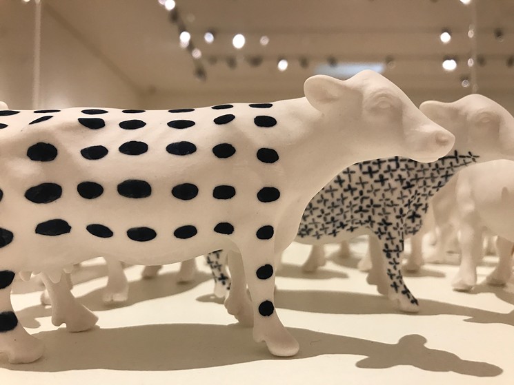 See Tiffany C. Bailey's Contemporary Cows at Mesa Contemporary Arts Museum. - LYNN TRIMBLE