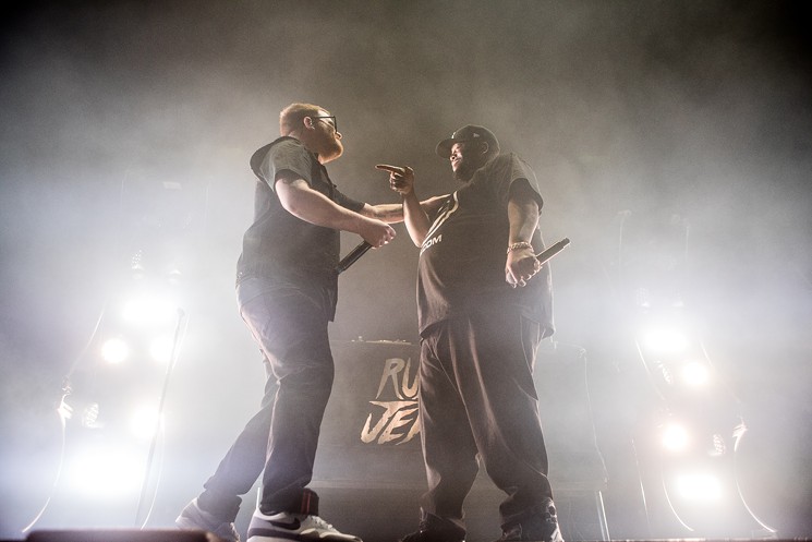 RTJ gave each other props throughout the show. - JIM LOUVAU