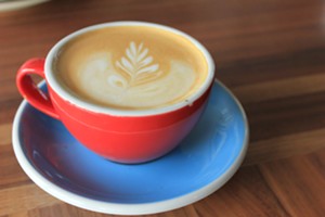One of Gallo Blanco's new lattes. - CHRIS MALLOY