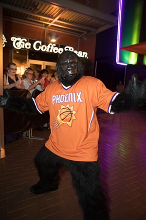The Phoenix Suns gorilla would be a thrilla in office. - JIM LOUVAU