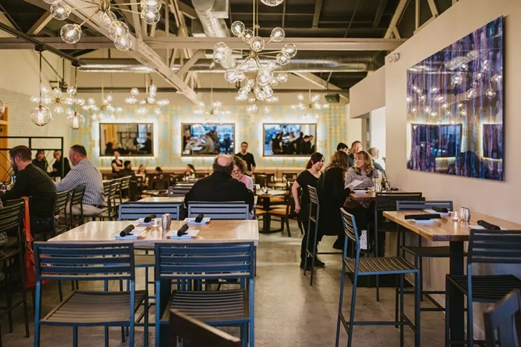 Pubblico Italian Eatery is now open and serving everything from wood-fired seafood pizzas to bruschetta. - COURTESY OF PUBBLICO ITALIAN EATERY