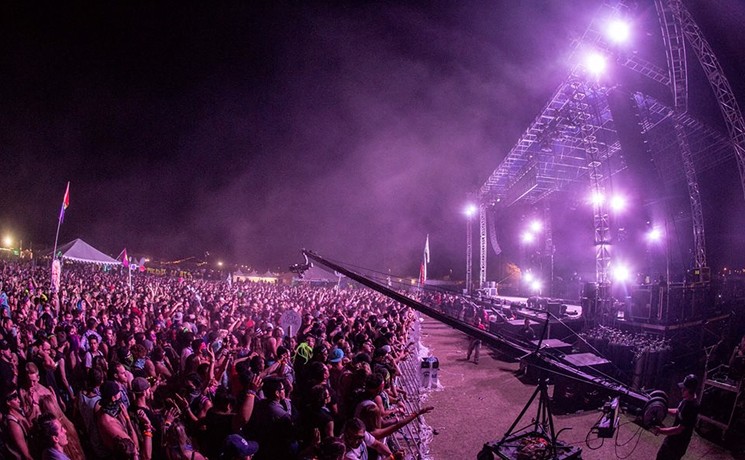 The main stage at last year's Phoenix Lights festival. - JACOB TYLER DUNN/RELENTLESS BEATS