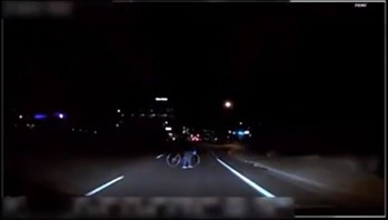 Elaine Herzberg seems to appear out of nowhere in video released by Uber and Tempe police. - TEMPE POLICE