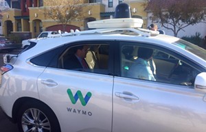 Ducey also has ridden in a Waymo autonomous vehicle. - DOUG DUCEY VIA FACEBOOK