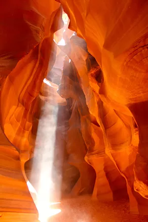 Antelop Canyon's iconic standstone formations are located on the Navajo Nation in northern Arizona. - DANIELA RODRIGUEZ/SHUTTERSTOCK.COM