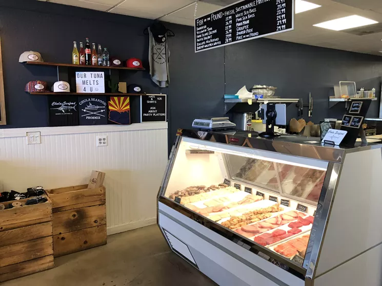 The chill interior of Chula Seafood - CHRIS MALLOY