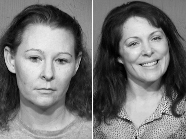 Melissa Pavey and Jolene Houchens are accused of pretending to be dentists and working on at least five patients in Glendale. - ARIZONA AG'S OFFICE
