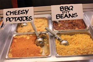 Cafeteria-style sides at Joe's Real BBQ. - CHRIS MALLOY
