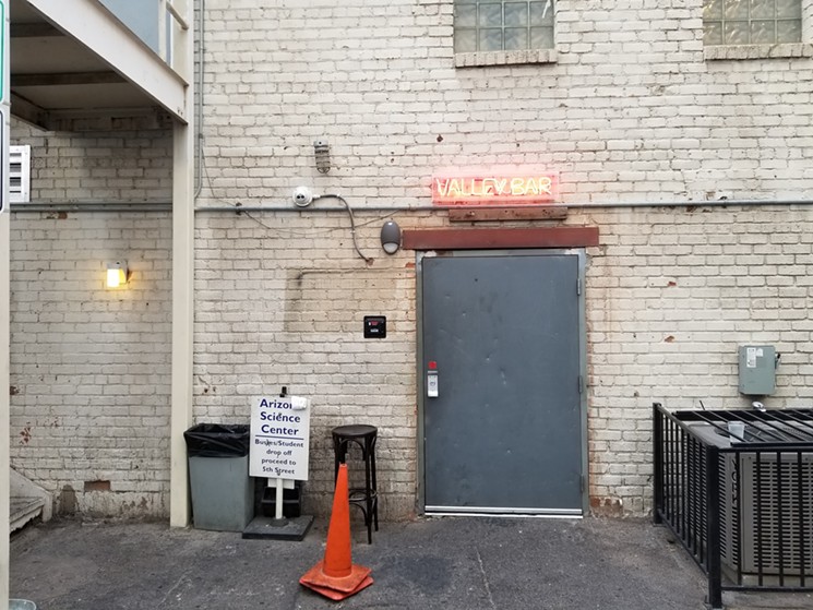 The entrance is in the alley. Valley Bar is a great escape. - TOM REARDON