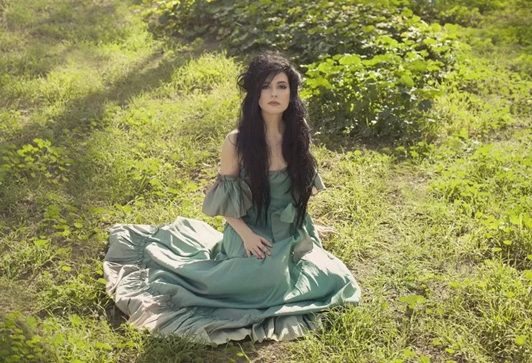 Eliza Rickman brings fairy-tale style and nontraditional instruments to Trunk Space. - NEW TIMES FILE PHOTO
