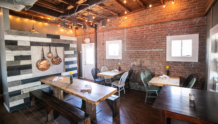 The interior of Bri on Seventh is an old house turned restaurant. - JACOB TYLER DUNN