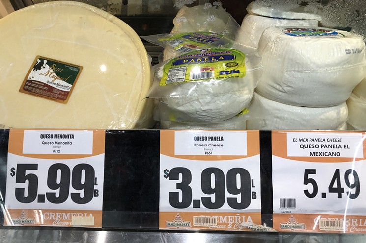 Some cheeses at Ranch Market. - CHRIS MALLOY