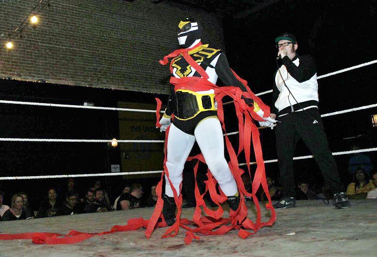 The Party Ranger, better known as Party Hard Wrestling's current "champion of the multiverse." - MEGAN MURRAY