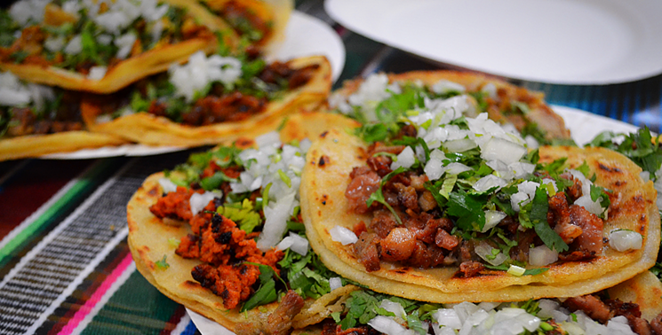 There are about nine different tacos offered daily at Tacos Sahuaro. - PATRICIA ESCARCEGA