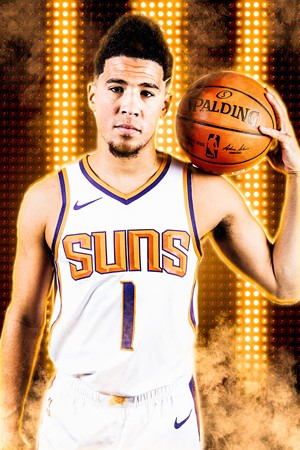With his Mexican-American heritage, Devin Booker seems like the perfect fit for Phoenix. - JIM LOUVAU