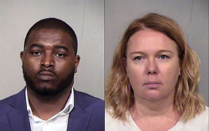 Germayne and Lisa Cunnigham may face the death penalty. - COURTESY OF MARICOPA COUNTY JAIL